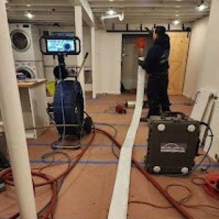 Topnotch Sewer installing CIPP liner trenchless sewer pipe repair in Westchester County. Expert drain cleaning